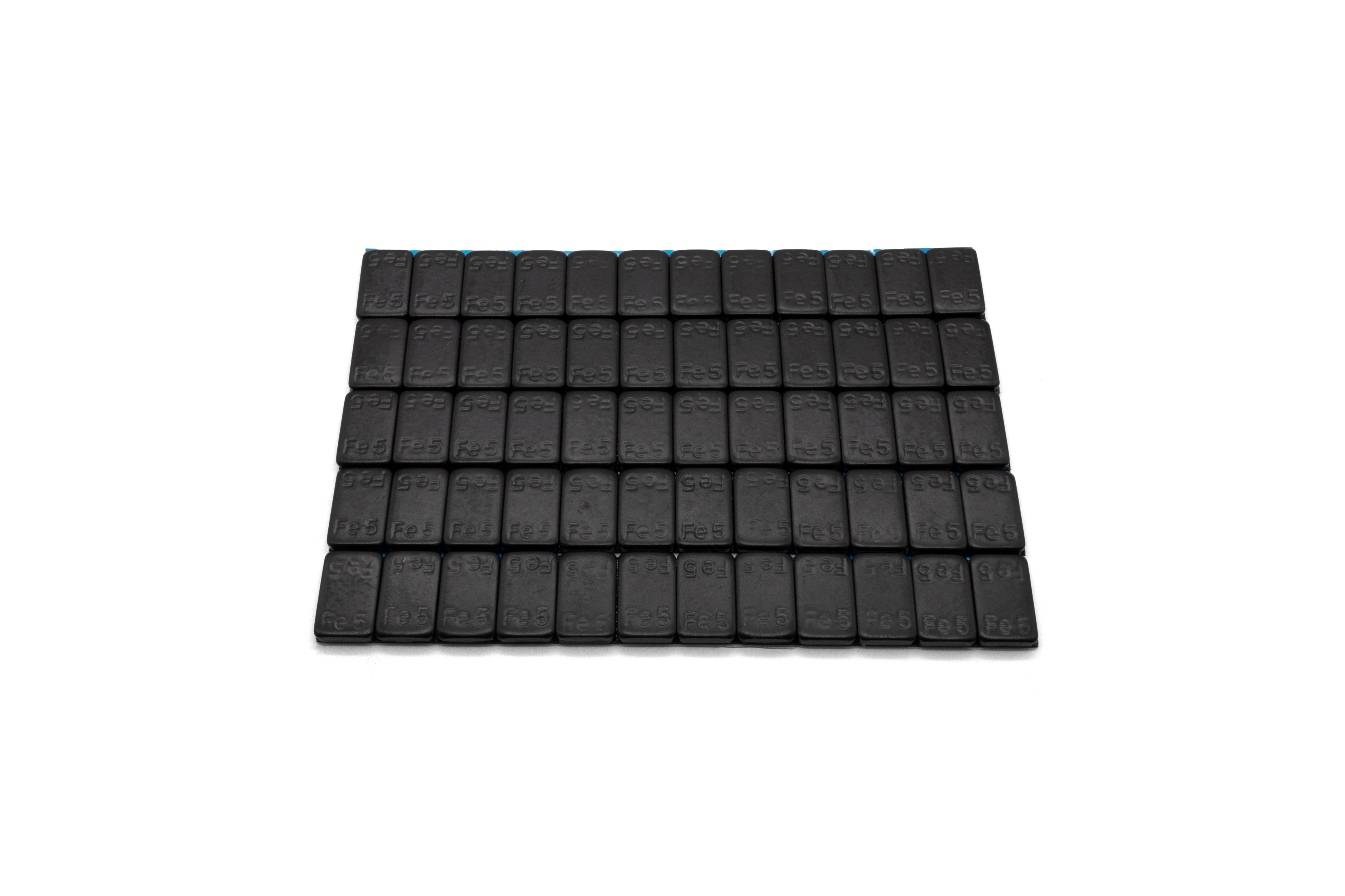 Stahl-Klebegewichte Schwarz 5x60 g