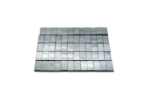 Stahl-Klebegewichte Silber 5x60 g