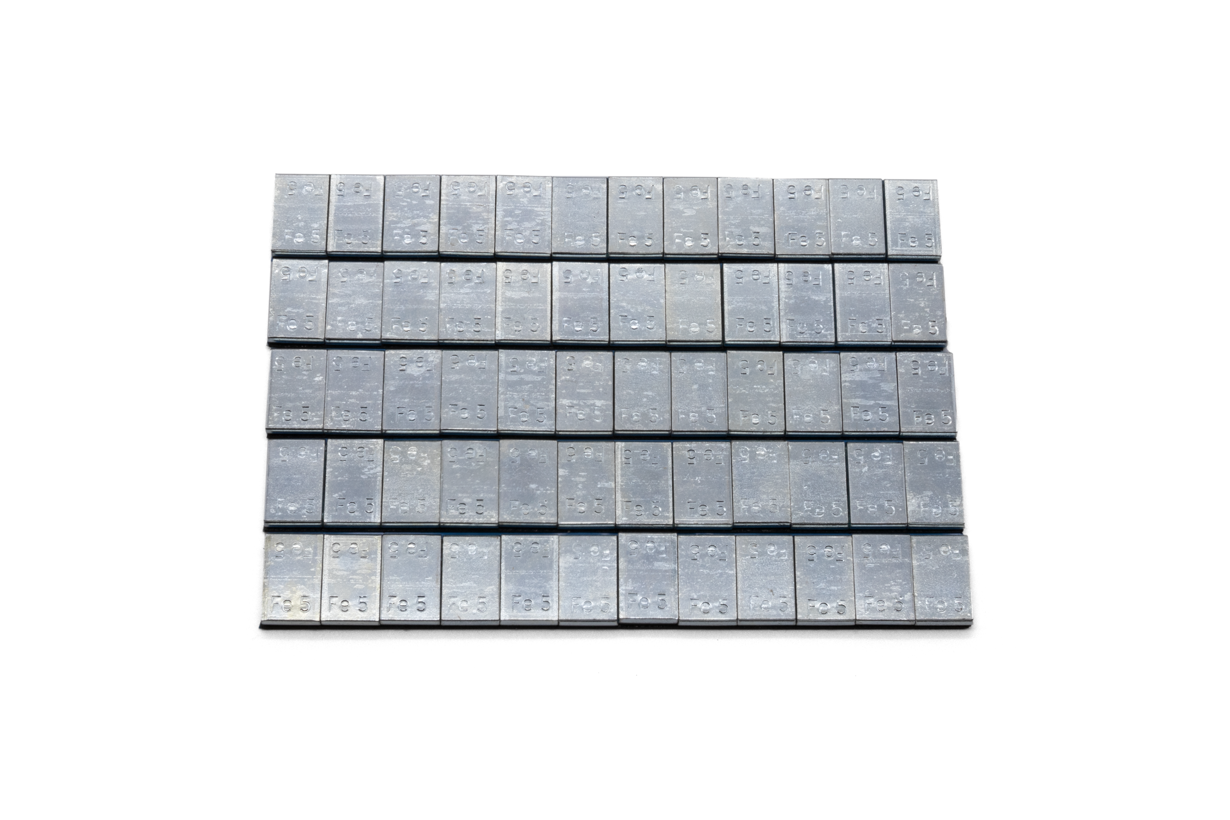 Stahl-Klebegewicht Kiste Silber - 100 Riegel